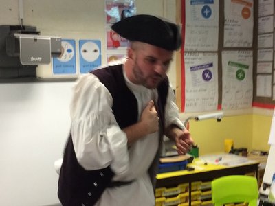 Image of See the pirate came to visit us today.